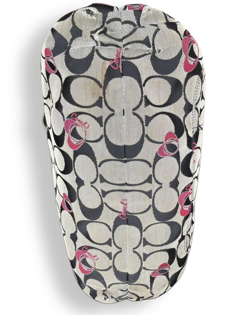 Coach Poppy Signature Tote with Red Patent Coach Wallet - Picture 4 of 12